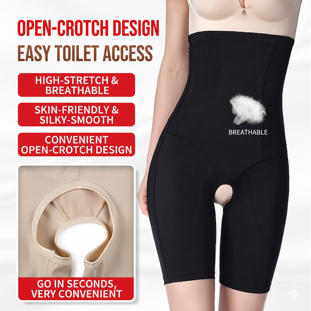 Ultra High Waist Shaping Pants (Luxury Edition) Belly Control | Washroom-Friendly | Waist Lift | Hip Shaping Comfort | ISHR260509A114