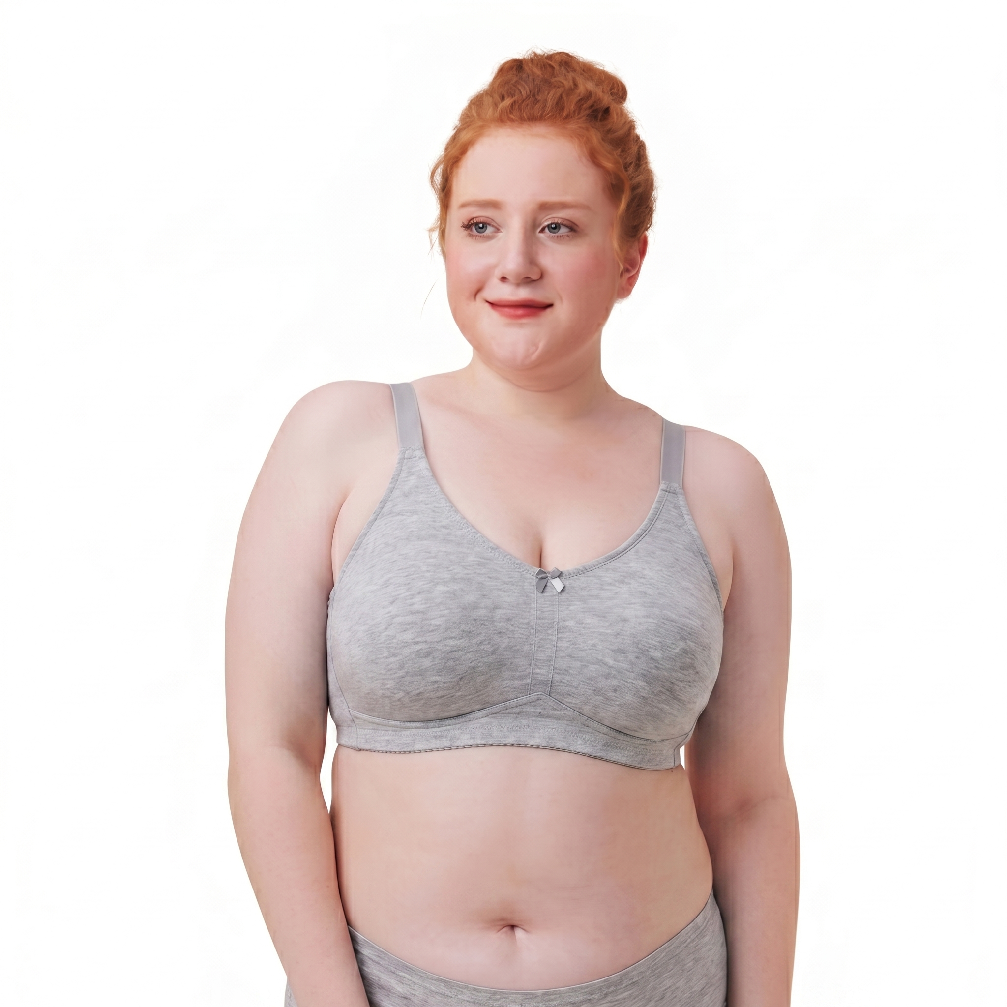 ROSA Plus-Size Minimizer Bra (Large Bust Edition) | D Cup | 3 Hook | Side Breast Control | Adjustable Support | Comfortable Daily Fit | CB260516A123