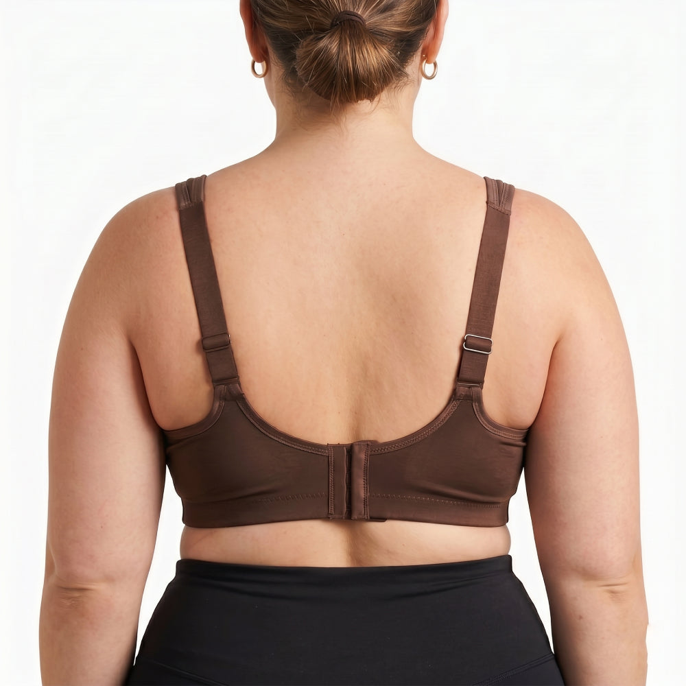 ZIVA Large Size Wireless Full Coverage Bra (Ultra-Thin Edition) | Cup D | Plus Size Support | Sports & Casual Wear | Lightweight Comfort | CB260616A148