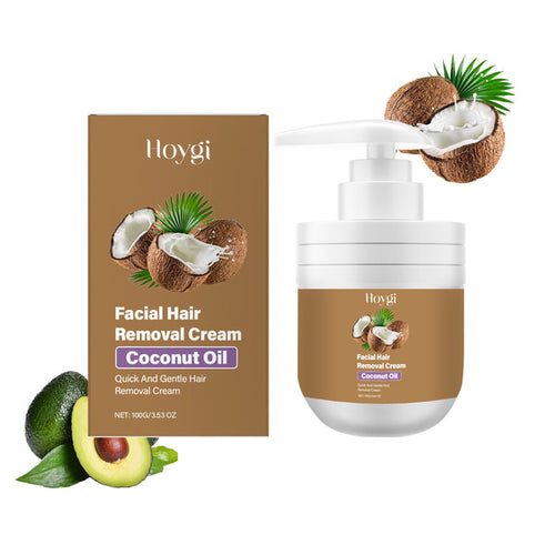 Coconut Facial Gentle Hair Removal Cream | Face Hair Remover | Upper Lip & Beard Hair Removal Cream | 100g | ISMT260904A361