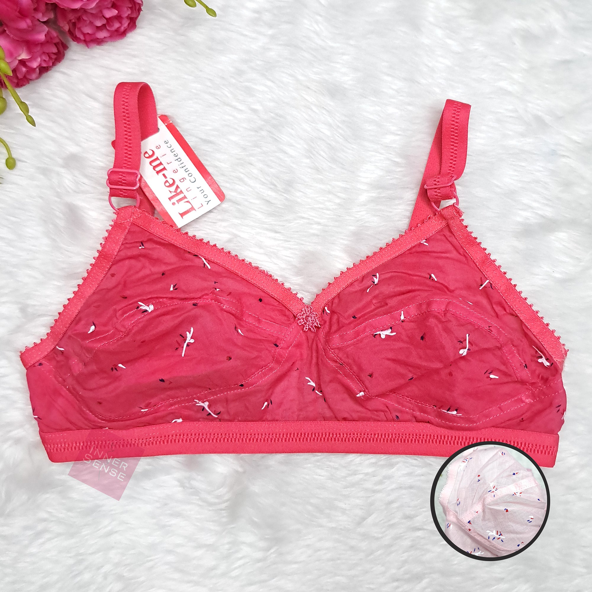 Likeme Soft Print Boil BRA (2/3 hook) | KB21021001 | Limited Stock