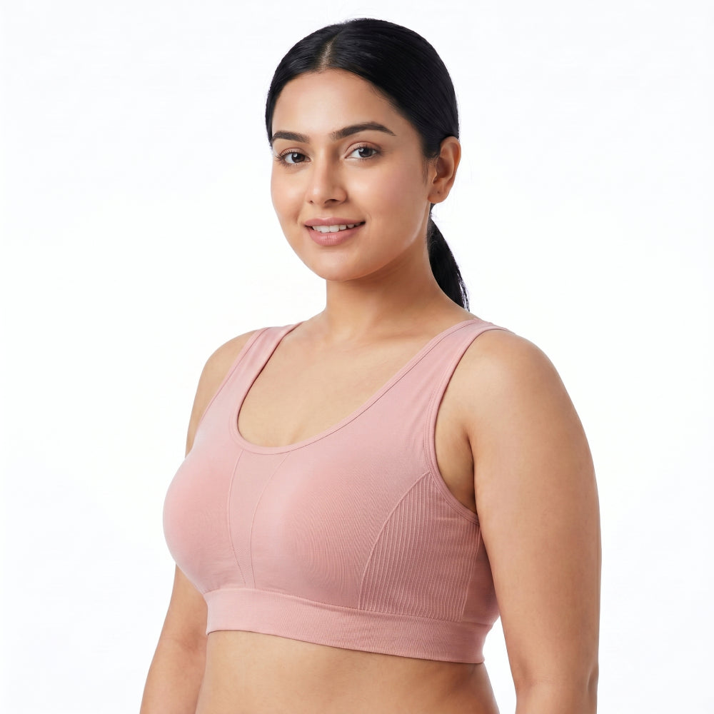LAMI Air Bra China Imported Tank TOP Half Samij NON Padded | ONE SIZE | BRA Size 36 to 46 | CT250630754
