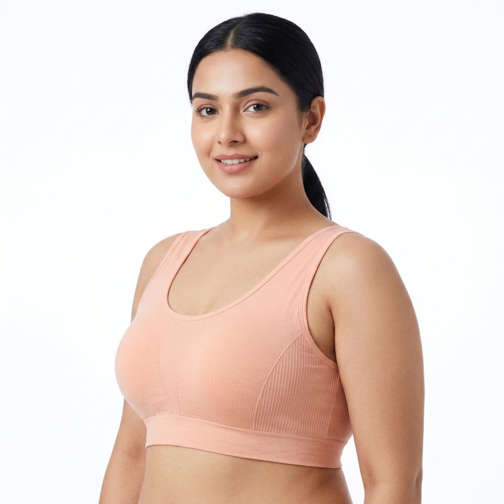 LAMI Air Bra China Imported Tank TOP Half Samij NON Padded | ONE SIZE | BRA Size 36 to 46 | CT250630754
