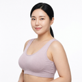 NAQA Seamless Plus Size Vest Underware (Summer Comfort Edition) | Fixed Cup | Breathable | Beautiful Back | Lightweight Daily Wear | CT260703A185