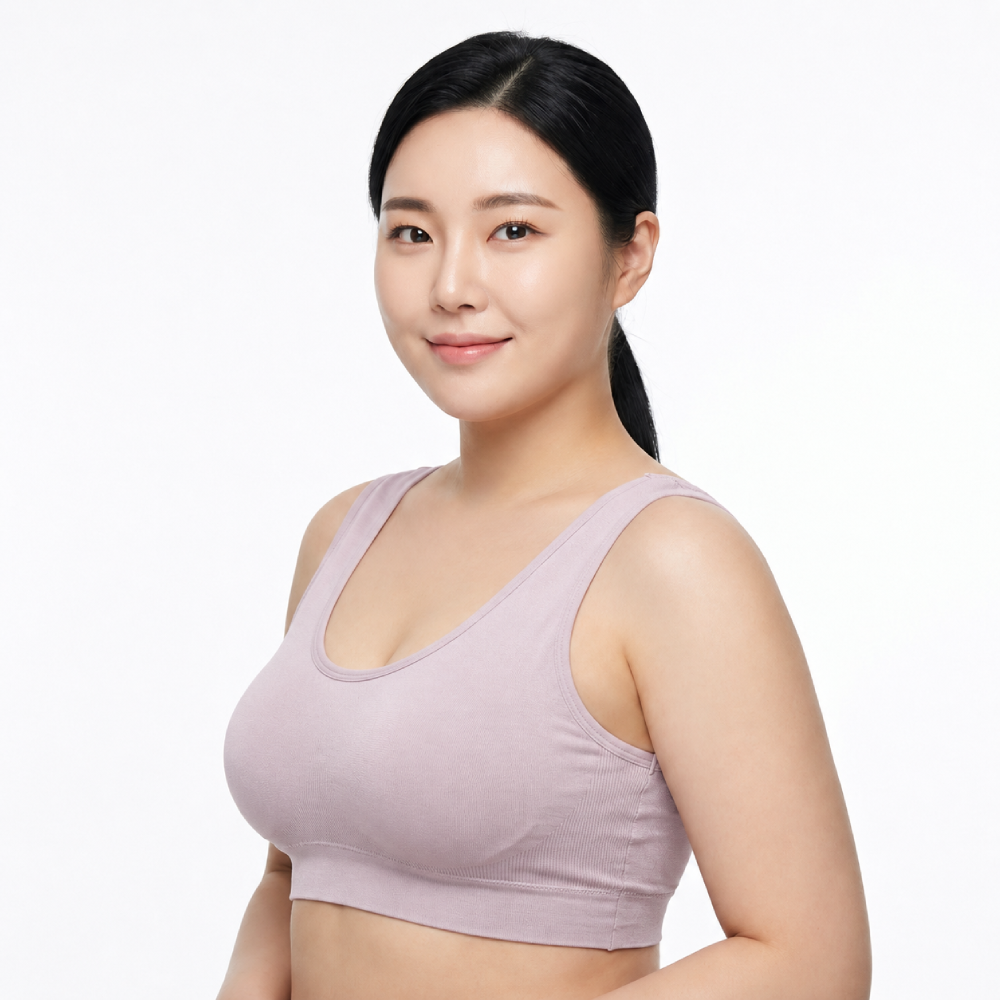 NAQA Seamless Plus Size Vest Underware (Summer Comfort Edition) | Fixed Cup | Breathable | Beautiful Back | Lightweight Daily Wear | CT260703A185
