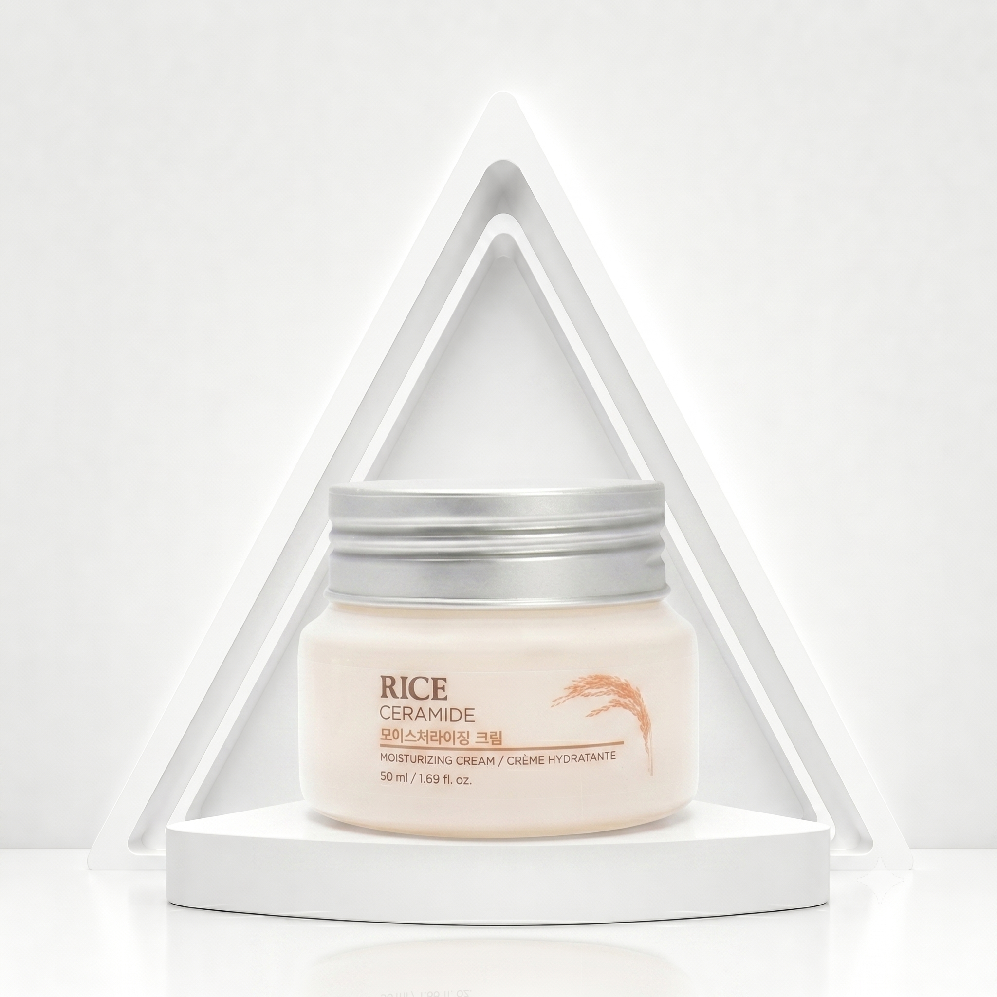 The Face Shop Rice & Ceramide Moisturizing Cream 50ml 🇰🇷 | Deep Hydration & Nourishing Moisture Care | ISBK260606A143
