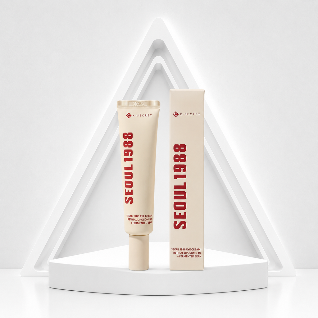 K-SECRET Seoul 1988 Eye Cream: Retinal Liposome 4% + Fermented Bean (30ml) 🇰🇷 Eye Area Care • Hydration • Smooth-Looking Skin | ISBK260721A223