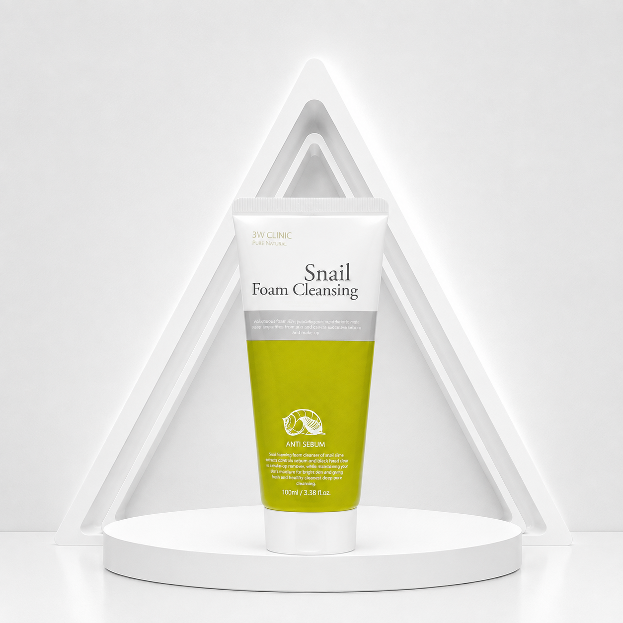 3W Clinic Snail Foam Cleansing 100ml 🐌🇰🇷 | ISBK260811A294 Deep Cleansing • Moisture Care • Soft & Fresh Skin