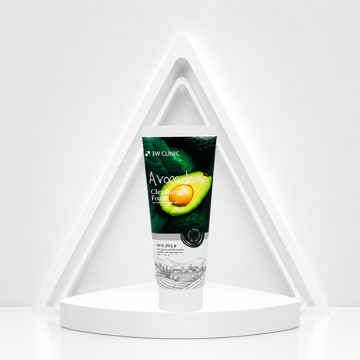 3W Clinic Avocado Cleansing Foam 100ml 🥑🇰🇷 |ISBK260817A292 Deep Cleansing • Moisture Care • Soft & Fresh Skin