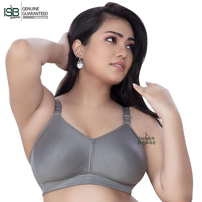 TRYLO Riza T-FIT Women's Non-Padded,Non-Wired,Full Coverage,Seamless 100% Cotton Feel Fabric Bra | Indian Imported | ISB Approved Genuine Guaranteed | IB250822438
