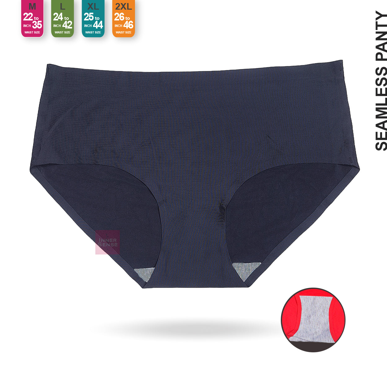 Seamless Panty Ice Silk Mid Waist | M, L, XL, 2XL | CP241104331