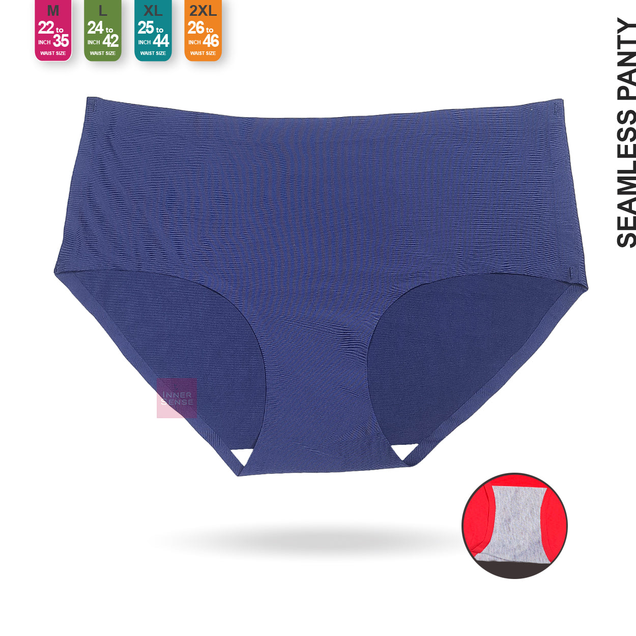 Seamless Panty Ice Silk Mid Waist | M, L, XL, 2XL | CP241104331