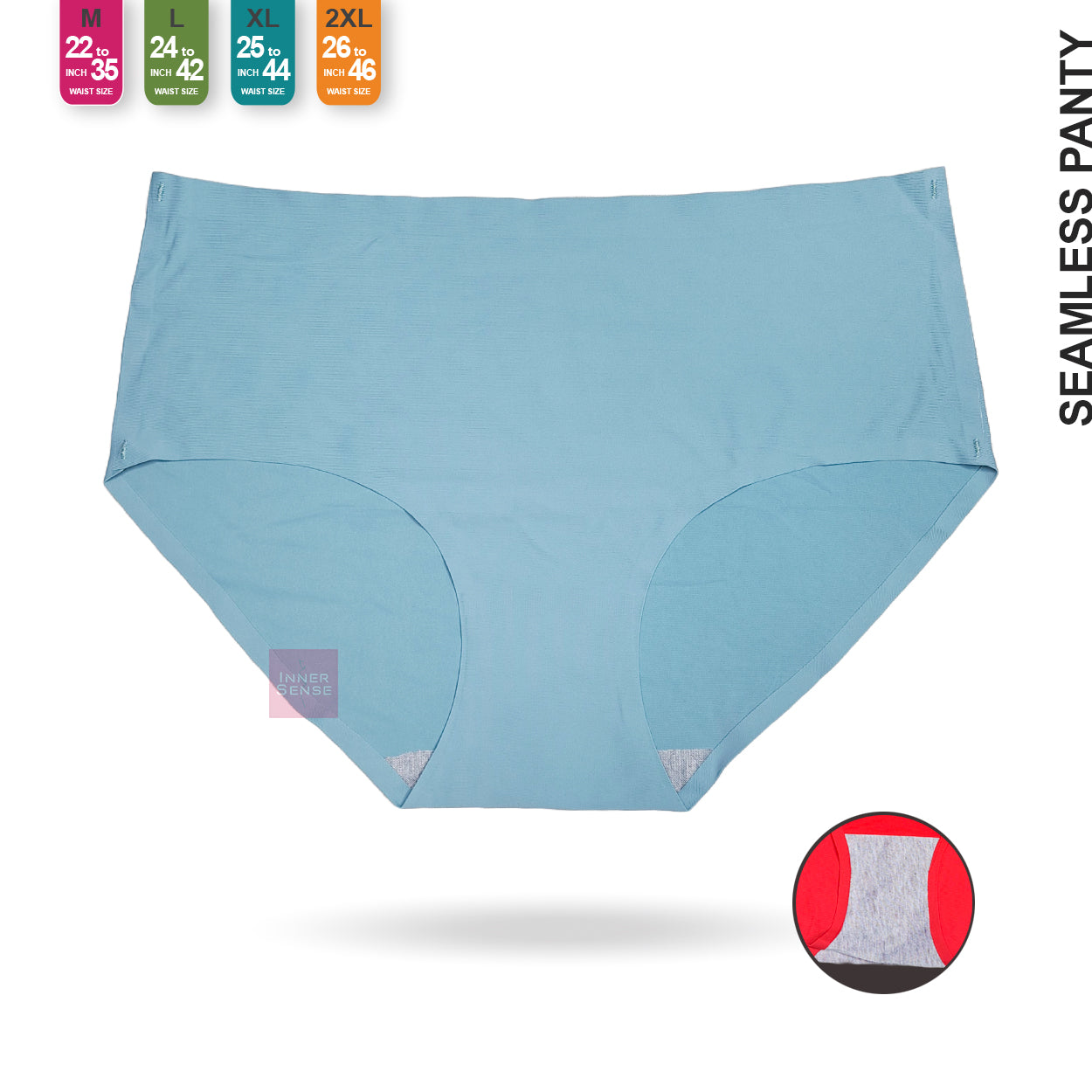 Seamless Panty Ice Silk Mid Waist | M, L, XL, 2XL | CP241104331