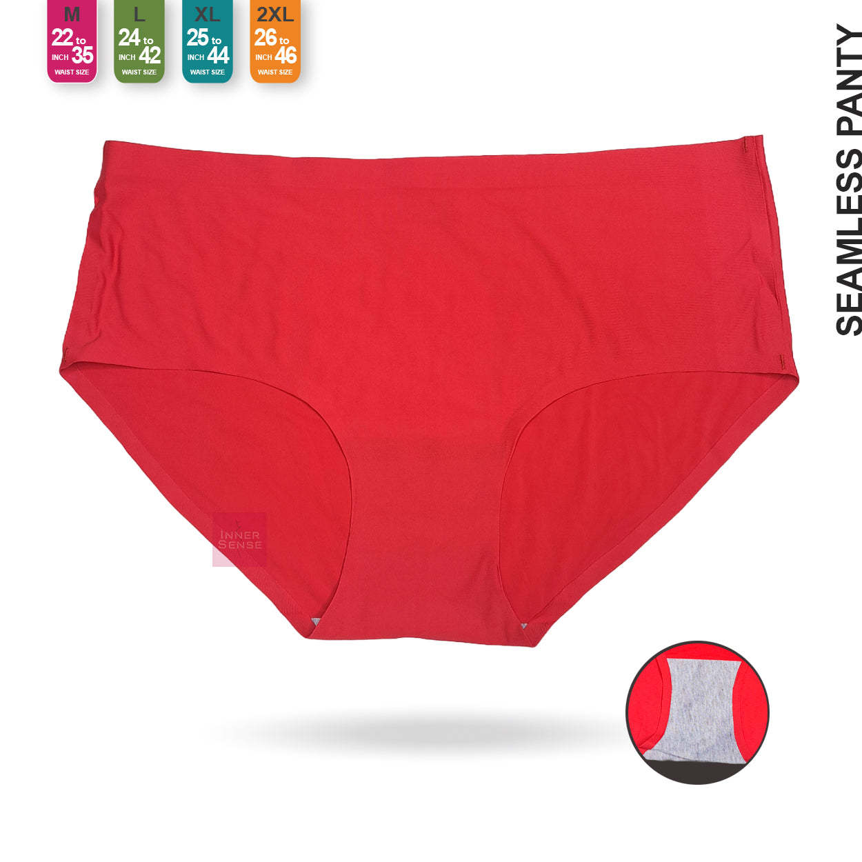 Seamless Panty Ice Silk Mid Waist | M, L, XL, 2XL | CP241104331