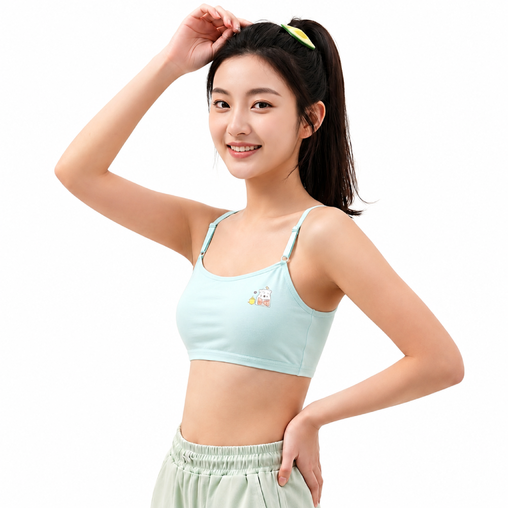 NIXA Comfortable Junior Underwear (First Bra Edition) | Thin Strap | No Hook | Breathable  And Soft Daily Comfort | CT2606308968