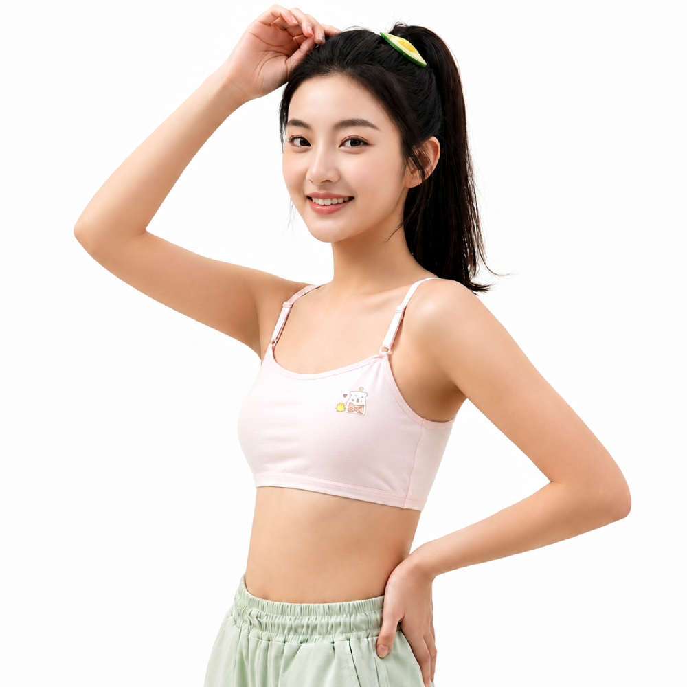 NIXA Comfortable Junior Underwear (First Bra Edition) | Thin Strap | No Hook | Breathable  And Soft Daily Comfort | CT2606308968