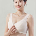 FIKA Front Buckle Gather-Up Bra | Wire-Free | Vest Style | Ice Silk Summer Bra | Easy Wear Comfort | CB260801A259