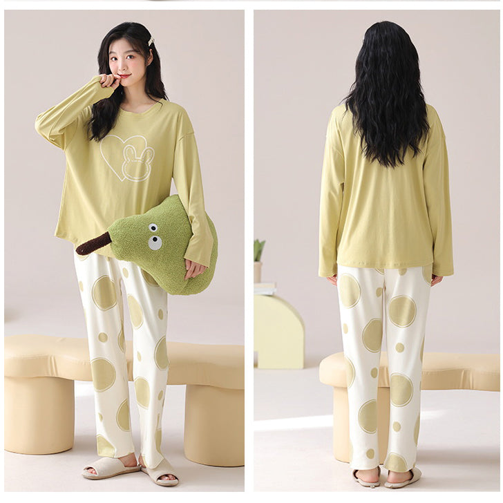 Pajamas for women spring and autumn silky satin long | CLS24111465115