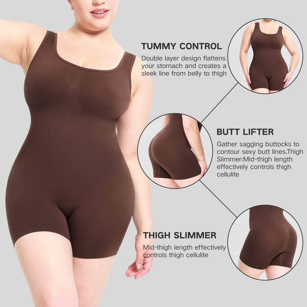 Tight One-piece Body Shaping Clothing Beauty One-piece Vest Full Body | China Imported | ISHR251118855