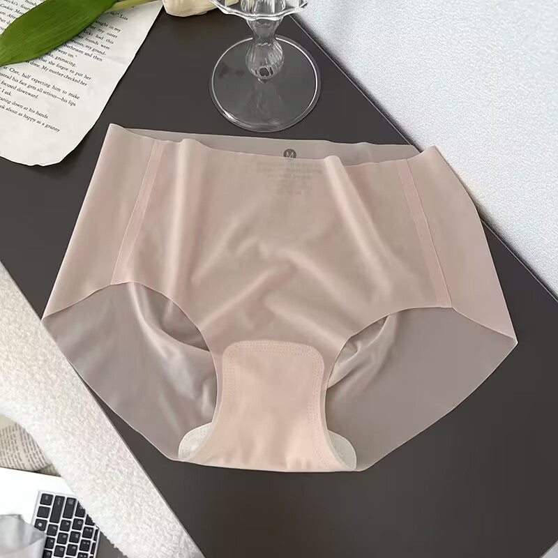 Ice Silk Seamless Ultra-Thin Panty (Quick-Dry Edition) | Invisible Mid-Waist | Breathable Comfort | Butt Lift Fit | CP260628A176