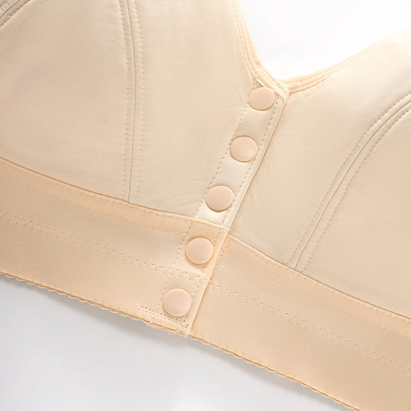 POMI Extra Large Size Bra European &amp; American Size | Front Button | Glossy Finish | Adjustable Shoulder Straps | Plus Size Intimates | China Imported | CB251222889