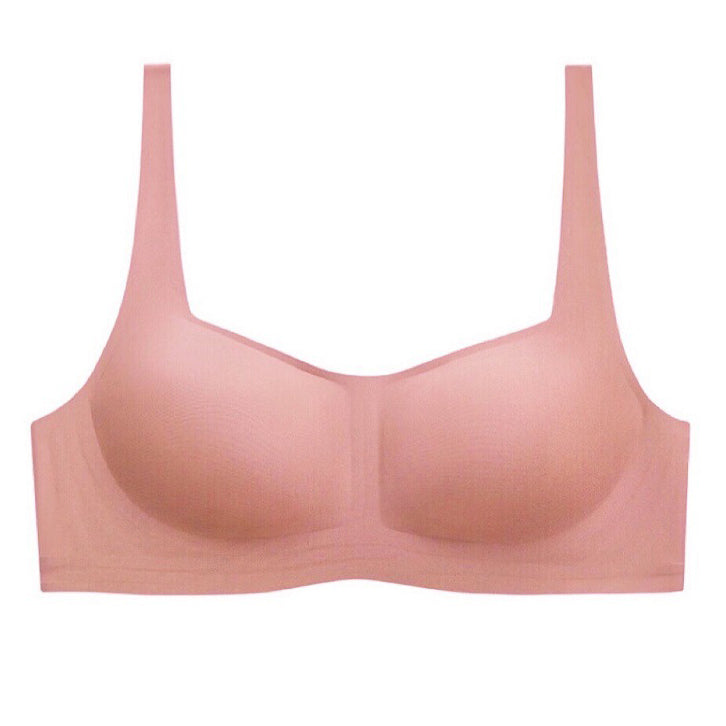 FYXA Seamless Balconette Bra Square-Neck Bandeau Jelly Soft Support Bra&nbsp; Thin Design | Wireless Comfort | Natural Lift | Daily Wear Friendly | CB260213973
