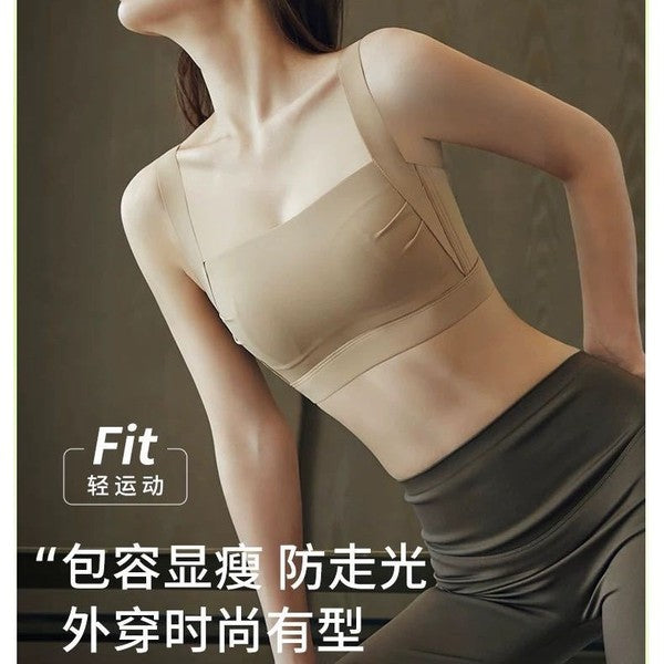 JOVA Large Size Full-Cup Sports Back Bra Big Breasts – Small Look | Summer Thin | Anti-Sagging | Breast-Retracting Support | China Imported | CB251230901