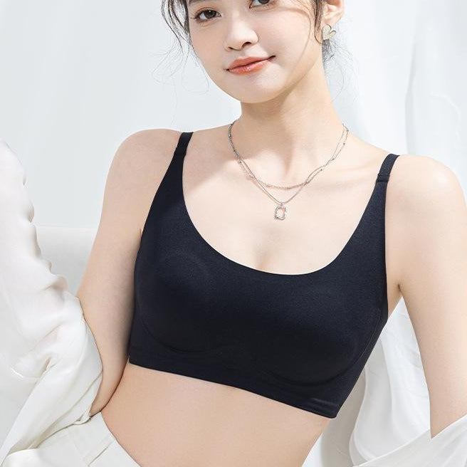 IOVA Traceless Soft Support Bra (Summer Invisible Edition) | Cup B/C | 3 Hook Thin Upper | Paper Tablet Underwear | Smooth &amp; Lightweight Comfort | CB260402A031