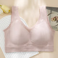 NOMI Plus Size Vest-style Tube Top Push-up Rimless Sports Bra Comfortable and Shockproof | CT250730775