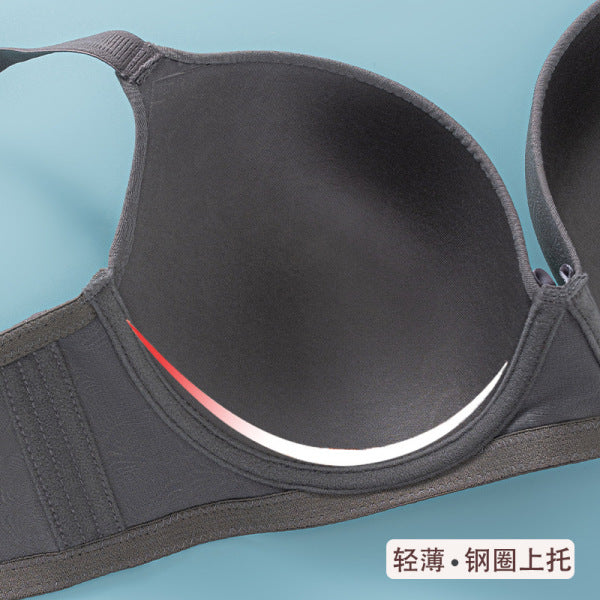 OLIN Jacquard Light Cup Support Bra Large Chest Small Look | D CUP | Steel&nbsp; Ring | Upper Support | Gathered &amp; Anti-Expansion | European–American Style | China Imported | CB251222888