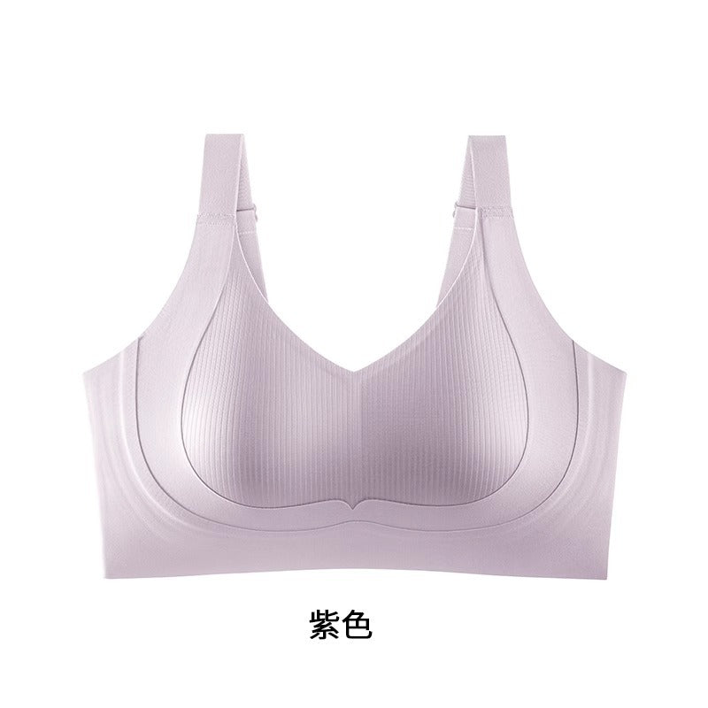 DEYA Large Chest Small Traceless Underwear Women's Full Cup Anti-Sagging Parammary plus size Bra Thin Lending Breathable and Comfortable | China Imported | CB251107854