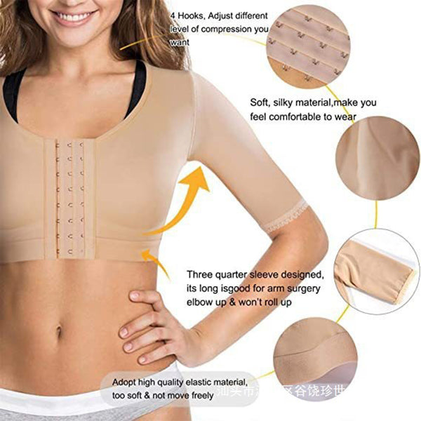 Front Buckle Body-shaping Sports Push-Up (Plus Size Friendly) Running Ready | Wire-Free Comfort | Adjustable Support Fit | ISHR260331A029