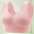 KUVO One-Piece Vest Sports Bra (Beautiful Back) Without Steel Ring | High Elastic | Plus Size Comfort | Daily &amp; Sports Wear| BRA Size 38 to 50 | CT260110915