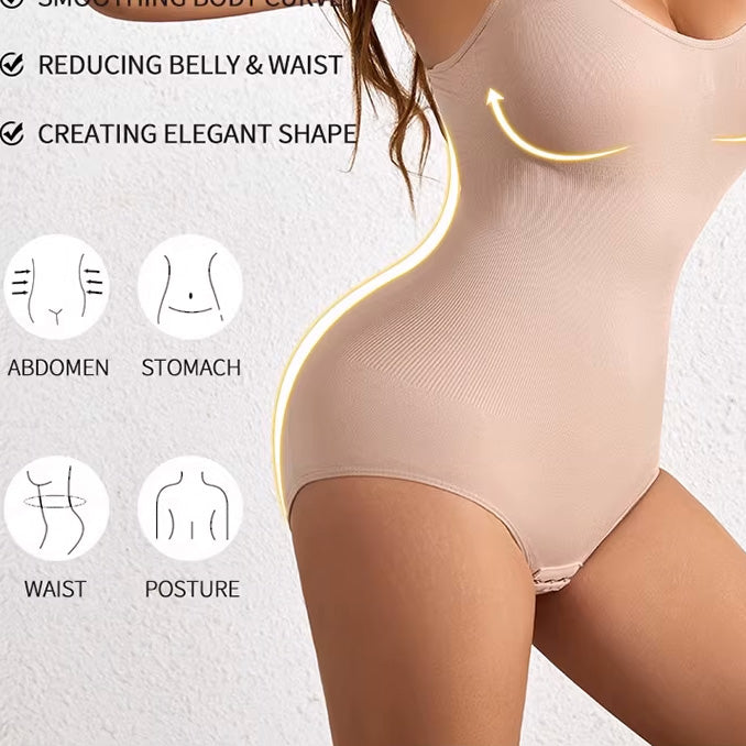 SUNI Women’s Thin Postpartum Shaping Bodywear Waist–Hip Ratio Shaping | Corner Control | Washroom-Friendly | Daily Comfort | ISHR260110916