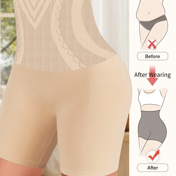 High Waist Seamless Shaping Pants (Plus Size Edition) Abdominal Control | Hip Shaping | Smooth Daily Comfort | ISHR260415A067