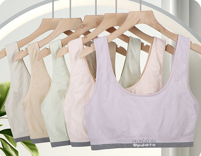 LQRA Seamless Girls Intimates Sports Bra (Fixed Cup) Summer New Style | Thin &amp; Breathable | Beautiful Back |  CT260127949