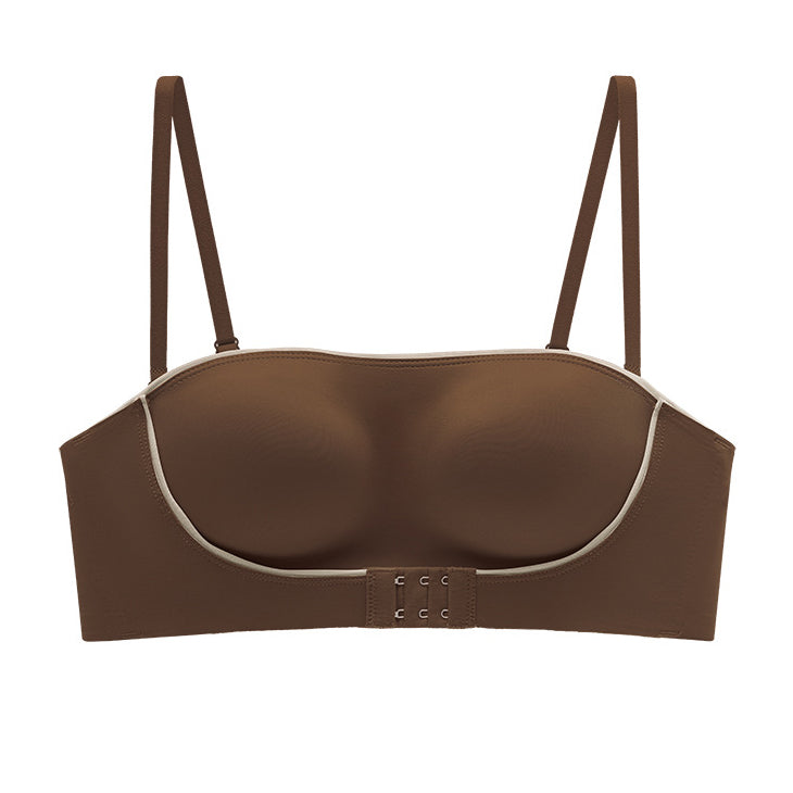 RIVA Front-Button Strapless Wrap Bra Non-Slip Push-Up | Seamless Invisible Tube Top | Anti-Exposure Support | CB260219988