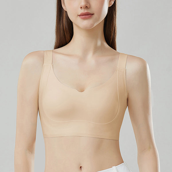 SIVA Plus-Size Seamless Support Bra (Large Bust Edition) | Cup C D | Minimizing &amp; Gathering | Strong Lift | Side Support Comfort | CB2603131010