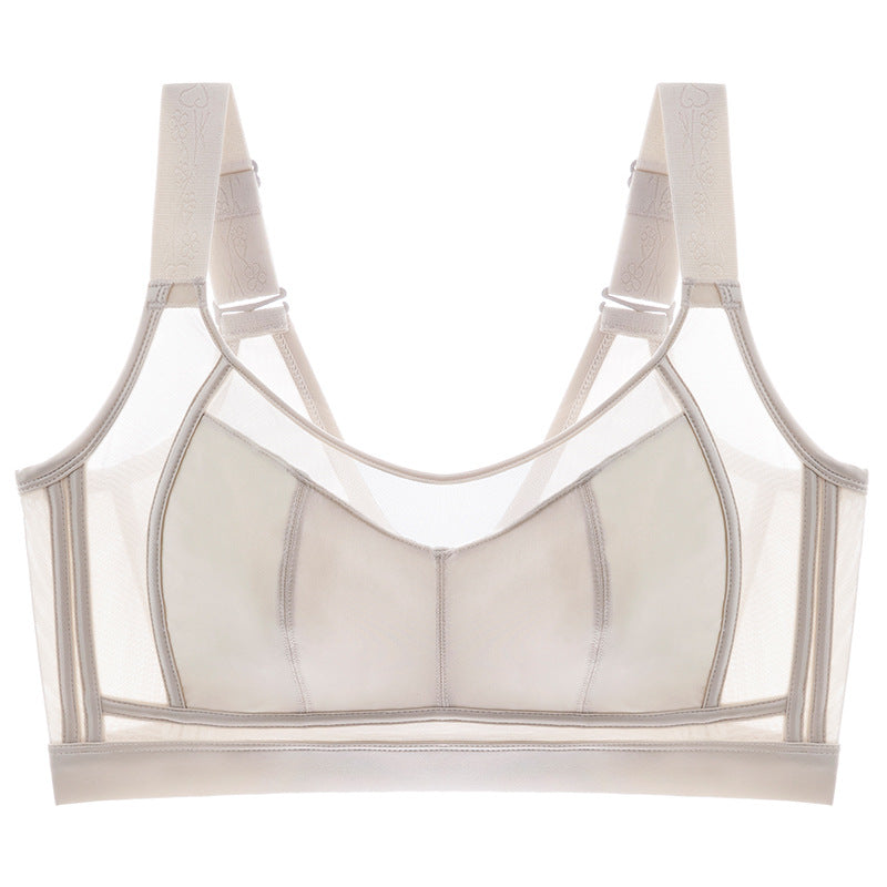 DIMO Women’s Ultra-Thin Full Cup Bra  Large Chest Support | Gather-Up | Anti-Sagging | Plus Size | Summer Thin Bra | Size 34–48 | Cup C, D | China Imported | CB251212879