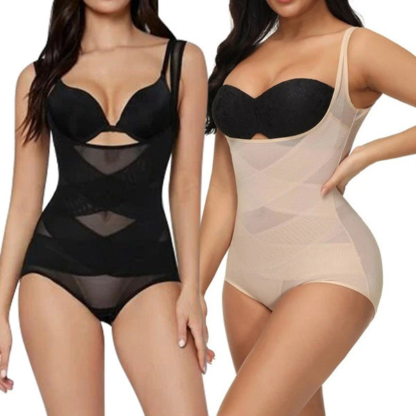 Mesh Body-Shaping Corset (Washroom Friendly) Chest Support | Abdominal Control | Lightweight &amp; Breathable | Easy Washroom Use | ISHR260130957