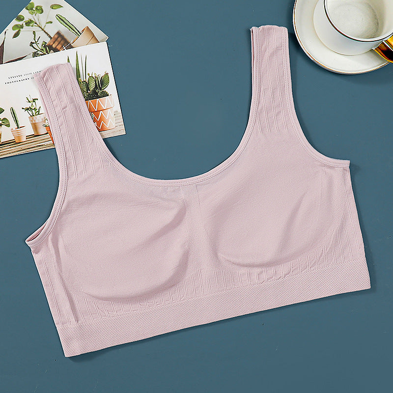 TORA Women's Intimates Easy-Off No-Bra Design | Thin Pure Cotton Fixed Breast Bra | Single Layer High Elasticity | China Imported | CT251106842