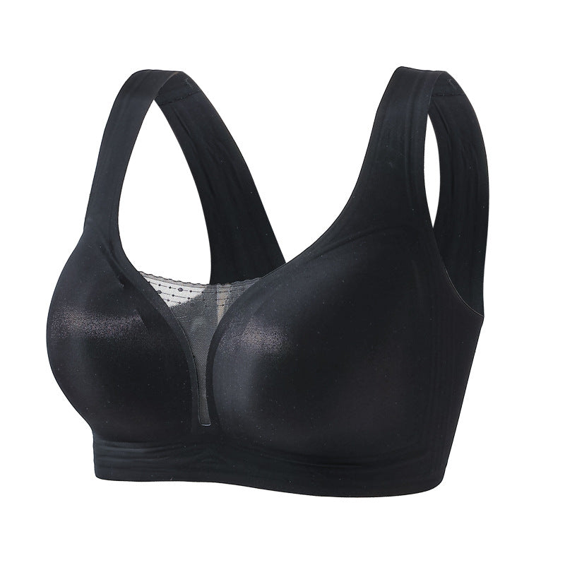KIVO Seamless Vest T-Shirt Bra (Thailand Style) Comfortable Daily Use | Side Gathered Support | Smooth Fit Under T-Shirt | C D Cup | CB260117932