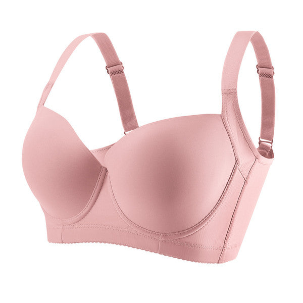 NOXA Breast-Retracting Push-Up Bra (Glossy Edition) | D Cup | 5 Hook Adjustable Support | Anti-Sagging Lift | Smooth Premium Comfort | CB260415A064