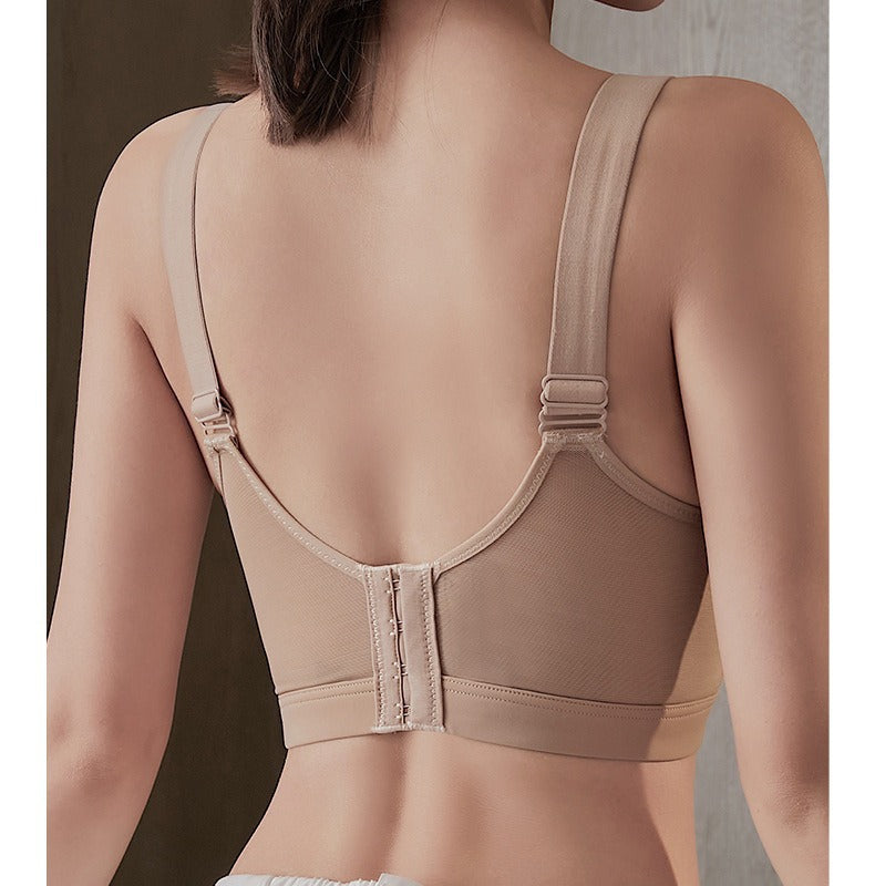 KENI Large Bust Minimizing Anti-Sagging Bra Wireless | Plus Size | Seamless | Adjustable Beauty Back | Side-Breast Collection Bra | China Imported | CB251124866