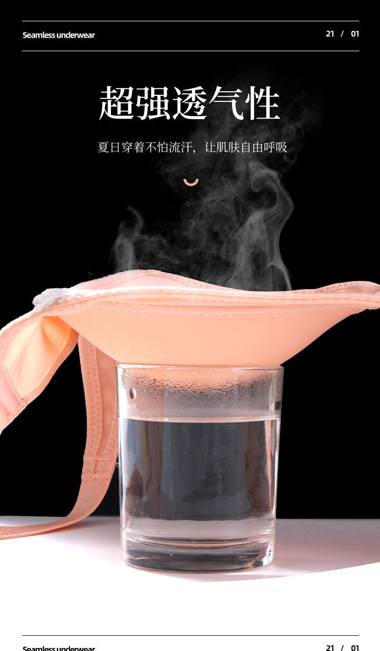 MELO Women’s Thin Full Cup Bra Large Chest Support | No Steel Ring | Vest Style | Anti-Sagging | Student Shock-Proof Running Bra | C D Cup | China Imported | CB251121867