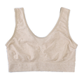 LOMU Women's Underwear | Ammonia Cotton Latex Wrapped Chest Wide Shoulder Strap Bra | Tank Top Camisole | CT250922809