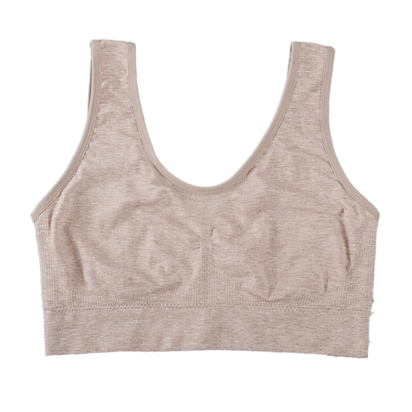 LOMU Women's Underwear | Ammonia Cotton Latex Wrapped Chest Wide Shoulder Strap Bra | Tank Top Camisole | CT250922809