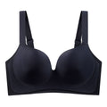 PXRA Seamless Large Size Push-Up Bra (Cup C/D) Latex Soft Support | Wire-Free | Big Chest Small Look | Daily Comfort | CB260206968