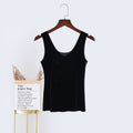 NIVA Premium Summer Ice Silk seamless vest for women ultra-thin all-match tops large size fat inner wear sleeveless suspenders bottoming shirt (China Imported) | M,L,XL,2XL,3XL,4XL | CT210325702