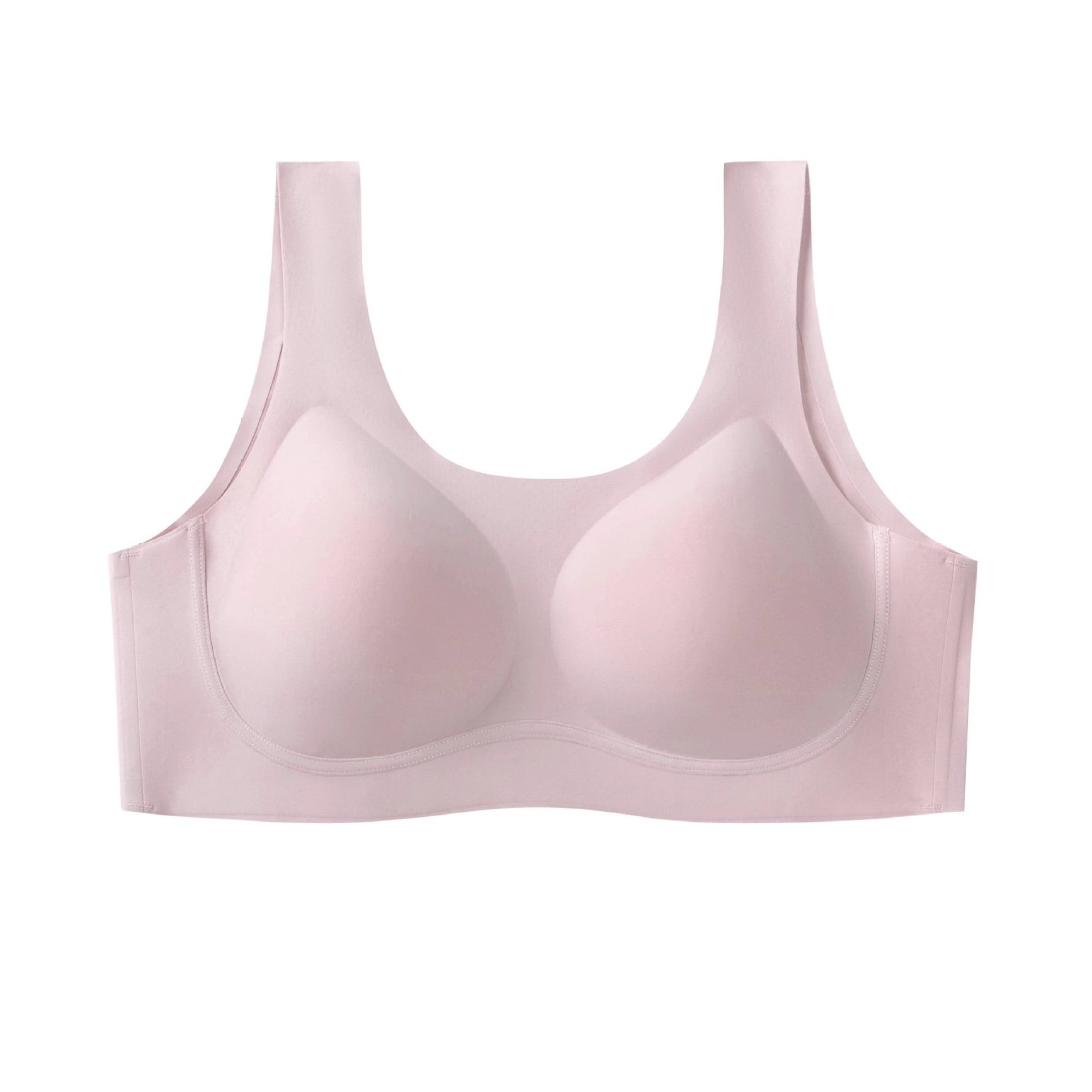 VUNO Seamless Wireless Full-Cup Minimizer Bra | Cup D E | Large Bust Small Look | Side-Gathering Support | Breathable Comfort | Daily Wear Friendly | CB260214977